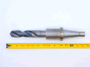 HERCULES 1 23/64 O.D. 4 1/4 LOC HSS TWIST DRILL BIT W/ NMTB40 TOOL HOLDER 1.3593 - JG5178BJ6