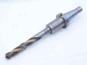 ATD 59/64 O.D. HSS TWIST DRILL BIT W/ NMTB40 TOOL HOLDER 5" LOC .9218 USA - JG5182BJ6