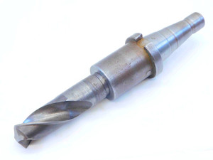 ATD 1 3/8 O.D. HSS TWIST DRILL BIT W/ NMTB40 TOOL HOLDER 3" LOC 1.375 USA - JG5184BJ6
