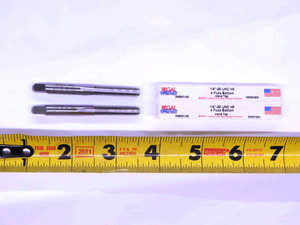 2pcs NEW REGAL 1/4 20 NC H3 HSS BOTTOMING TAP 4 STRAIGHT FLUTE .25 USA MADE - JJ2797BB6
