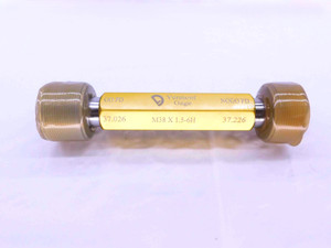 NEW M38 X 1.5 6H VERMONT THREAD PLUG GAGE 38 GO NO GO P.D.'S = 37.026 & 37.226 - DW42046VTG