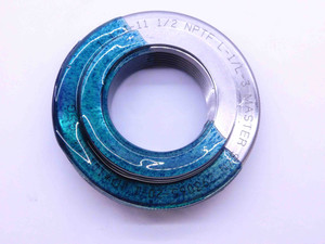 1 1/4 11 1/2 NPTF L1 & L3 MASTER PIPE THREAD RING GAGE 1.25 11.5 1.250 SETTING - DW42100CTC