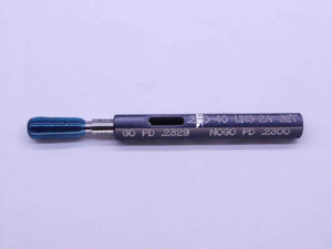 1/4 40 UNS 2A SET THREAD PLUG GAGE .25 .250 .2500 GO ONLY P.D. = .2329 CHECK - DW42105LVR