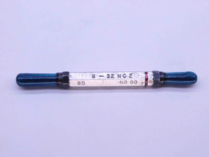 8 32 NC 2 SPECIAL THREAD PLUG GAGE #8 .164 GO NO GO P.D.'S = .1445 & .1472 UNC-2 - DW42118BL6