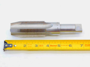 1 1/2 8 HSS LEFT HAND TAPER TAP 4 STRAIGHT FLUTE 1.5 G 532 UN MODIFIED SHANK - JG5258AX4