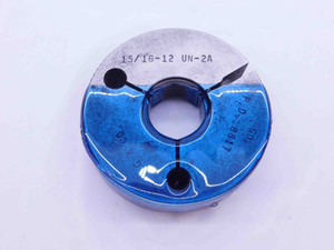 15/16 12 UN 2A THREAD RING GAGE .9375 GO ONLY P.D. = .8817 INSPECTION CHECK - DW42254DH5