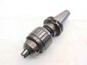 JACOBS 14N SUPER BALL BEARING DRILL CHUCK 0 - 1/2 CAPACITY W/ CAT40 TOOL HOLDER - NS7503CT5