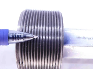 2 1/2 12 N 3 THREAD PLUG GAGE 2.5 2.50 GO NO GO P.D.'S = 2.4459 & 2.4508 UN-3 - DW42294AE6
