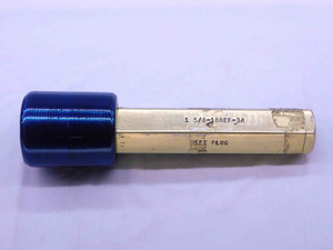 1 5/8 18 NEF 3A SET THREAD PLUG GAGE 1.625 1.6250 NO GO ONLY P.D. = 1.5852 CHECK - DW42335LVR