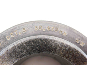 BUDGET 50.470 CL XX MASTER PLAIN BORE RING GAGE 50.500 -.030 51 mm 1.9870 50.47 - NS7525BF6