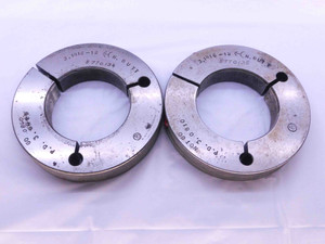 3.1416 12 N BUTT BUTTRESS THREAD RING GAGES GO NO GO P.D.'S = 3.0860 & 3.0810 - DW42366AC6