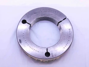 BUDGET 3.73 12 NS AN19 LOCKNUT THREAD RING GAGE GO ONLY PD = 3.6760 AN 19 CHECK - DW42368AC6