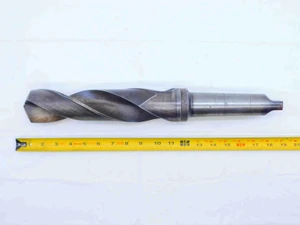 2 3/8 O.D. HSS TWIST DRILL BIT MORSE TAPER #5 SHANK 9" LOC 17.5 OAL 2.375 MT5