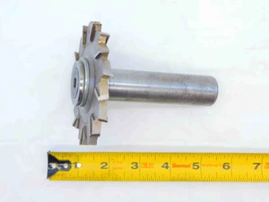 3 11/16 O.D. X 9/32 WIDTH STAGGERED TOOTH SIDE MILLING CUTTER 18 TEETH HSS YFS - JG5306BM6