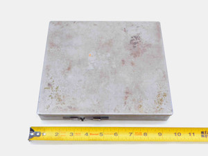 VINTAGE HSS TOOL STORAGE AND INDEX FILE BOX 9.25 X 8.375 X 1.4375" OUTSIDE DIMS - JG5314BM6