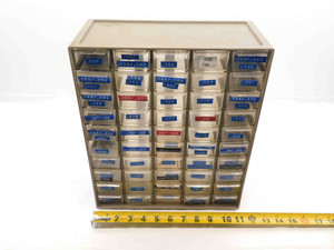 50 DRAWER HARDWARE / SMALL TOOLS ORGANIZER STORAGE CABINET 11.25 X 5.25 X 13.25"