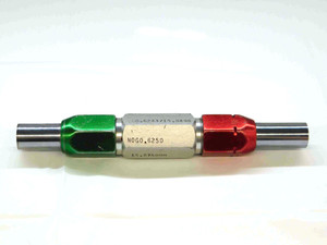 .6243 & .6250 CLASS XX PIN PLUG GAGE GO NO GO ONSIZE 5/8 16 mm .625 INSPECTION - TD0047BT6