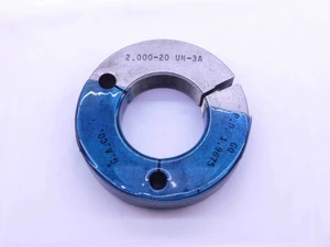 2" 20 UN 3A THREAD RING GAGE 2.0 2.00 2.000 2.0000 GO ONLY P.D. = 1.9675 CHECK - DW42386LVR