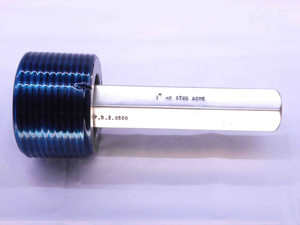 3" 6 STUB ACME 2G THREAD PLUG GAGE 3.0 3.00 3.000 GO ONLY P.D. = 2.9500 SA-2G - DW42398LVR