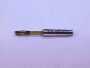 4 40 UNC TiN COATED THREAD PLUG GAGE #4 .112 .1120 GO ONLY P.D. = .0958 2B OR 3B - DW42404LVR