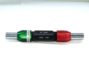 .6100 & .6190 CL XX PIN PLUG GAGE GO NO GO .6094  39/64 15.723 .610 .619 CHROME - TD0062BT6