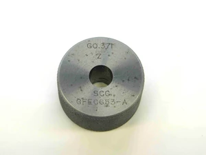 .3710 CL Z MASTER PLAIN BORE RING GAGE .3750 -.0040 UNDERSIZE 3/8 9.423 mm .371 - TD0095BB6