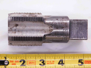 S.W. CARD MFG 1 1/2 11 1/2 NPT HSS PIPE TAP 5 STRAIGHT FLUTE 1.5 11.5 TAPER - JJ3174CH5