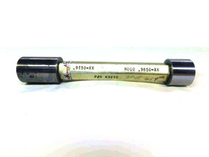 .9750 & .9850 CL XX PIN PLUG GAGE GO NO GO .9844 +.0006 63/64 25 mm .975 .985 - MP0030BT6