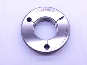 NEW 1 7/8 12 UN 2A VERMONT THREAD RING GAGE 1.875 1.8750 GO ONLY P.D. = 1.8191 - DW42422VTGB