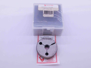 NEW 1/4 18 NPSM VERMONT PIPE THREAD RING GAGE .25 NO GO ONLY P.D. = .4859 2A - DW42436VTGB