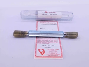 NEW 3/8 32 UNEF 2A VERMONT SET THREAD PLUG GAGE .375 GO NO GO PDS= .3537 & .3503 - DW42437VTG