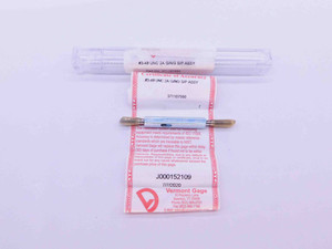 NEW 3 48 UNC 2A VERMONT SET THREAD PLUG GAGE #3 .099 GO NO GO PDS= .0848 & .0825 - DW42438VTG