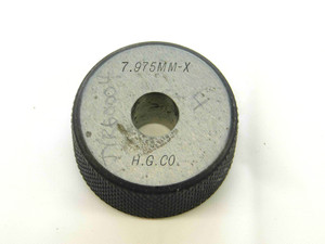 7.975 CLASS X MASTER PLAIN BORE RING GAGE 8.000 -.025 UNDERSIZE 8 mm .3140 CHECK - TD0129BB6