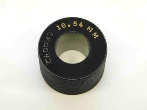 18.540 MASTER PLAIN BORE RING GAGE 18.500 +.040 OVERSIZE 19 mm .7299 18.54 CHECK - TD0137BB6