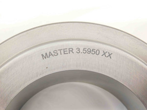 3.5950 CL XX MASTER PLAIN BORE RING GAGE 3.5938 +.0012 3 19/32 91.313 mm 3.595 - NS7580BY6