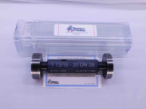 NEW 1 13/16 20 UN 2B THREAD PLUG GAGE 1.8125 GO NO GO P.D.'S = 1.7800 & 1.7863 - DW1510MSAF