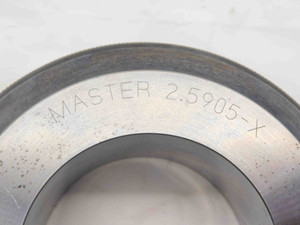2.5905 CL X MASTER PLAIN BORE RING GAGE 2.5938 -.0033 2 19/32 65.799 mm SETTING - NS7631BY6