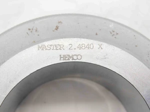 2.4840 CL X MASTER PLAIN BORE RING GAGE 2.4844 -.0004 2 31/64 63 mm 2.484 CHECK - NS7637BY6