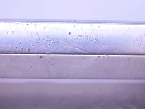2" 11 1/2 NPS PIPE THREAD PLUG GAGE 2.0 11.5 GO NO GO = 2.2963 & 2.3044 2B NPSM - DW42480OB6