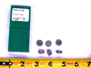 6pcs NEW GREENLEAF RPGN-43 WG-300 CERAMIC TURNING INSERTS  RP-43 USA RPGN-1204 - JJ3232BM6