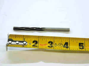 HALLWARD 0.2468 OD HSS REAMER .248 SHANK SPIRAL 6FL .2468 .2500 -.0032 UNDERSIZE - TD0210BD4
