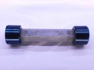 1 3/4 12 NS 2 SET THREAD PLUG GAGE 1.75 1.750 GO NO GO P.D.'S = 1.6959 & 1.6894 - DW42518OB6