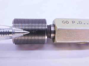 3/4 28 UN 2B THREAD PLUG GAGE .75 .750 .7500 GO NO GO P.D.'S = .7268 & .7318 - DW42530OB6