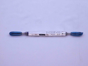 3 56 UNF 2A SET THREAD PLUG GAGE #3 .099 .0990 GO NO GO P.D.'S = .0867 & .0845 - DW42548OB6