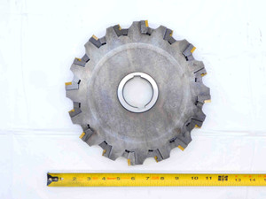 250mm O.D. X 25mm WIDTH STAGGERED TOOTH INDEXABLE SLOT CUTTER 16 INSERTS MILLING - JG5719QA4