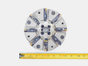 ABOUT 170mm O.D. X 50mm WIDTH INDEXABLE SHOP MADE? SIDE MILLING CUTTER - JG5720QA4