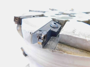 ABOUT 250mm O.D. X 60mm WIDTH INDEXABLE SHOP MADE? SIDE MILLING CUTTER - JG5723QA4