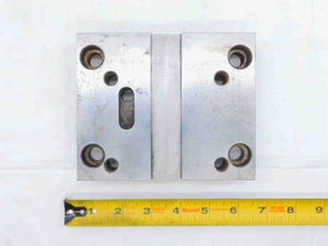 LATHE TOOL POST MOUNTING PLATE 25mm SLOT WIDTH 80mm X 120mm BOLT HOLE DISTANCE - JG5734CZ5