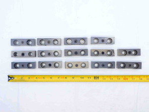 14pc LOT OF 1" WEDGE CLAMPS FOR LATHE TOOL BLOCK HOLDERS 45mm BOLT HOLE DISTANCE - JG5736CZ5