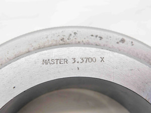 3.3700 CL X MASTER PLAIN BORE RING GAGE 3.3750 -.0050 3 3/8 85.598 mm 3.370 - NS7653BY6